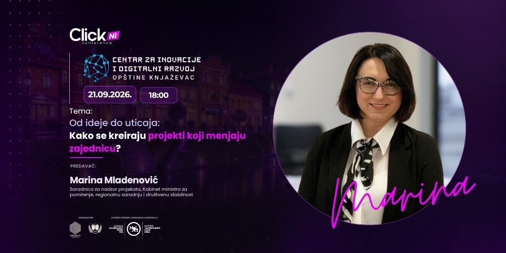 Knjaževac je treća stanica ClickNi Karavana, predavanje Marine Mladenović