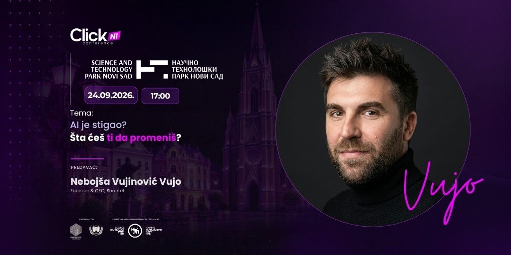 ClickNi Karavan stiže u Novi Sad, predavanje Neboj&scaron;e Vujinovića Vuja o ve&scaron;tačkoj inteligenciji